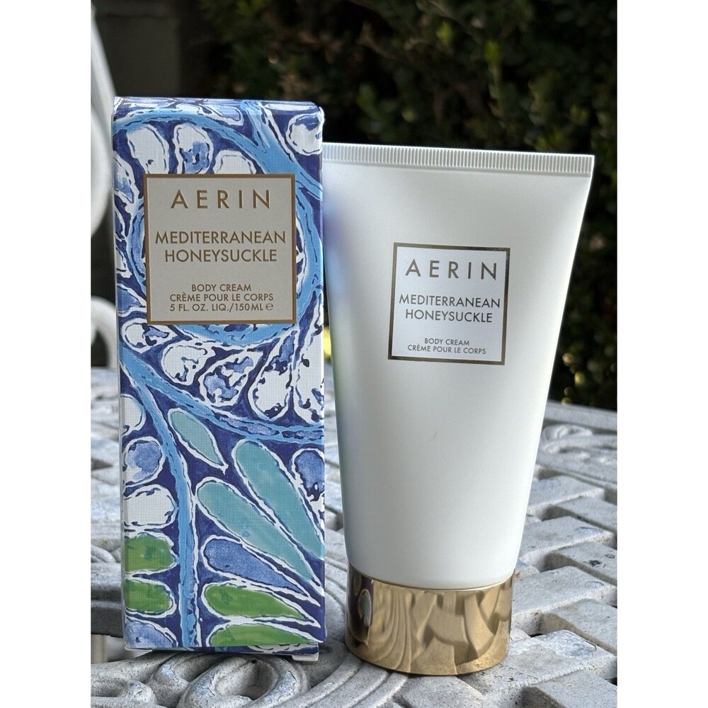 AERIN Mediterranean Honeysuckle Body Cream - 5oz/150ml - NEW BOX $65